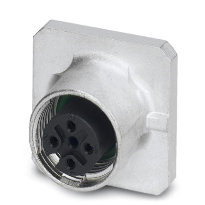 Phoenix Contact M12 Receptacle; SACC-SQ-M12FS-4CON-20-L180; Female; 4-Pin; A - Standard Key; Front Mount; PCB